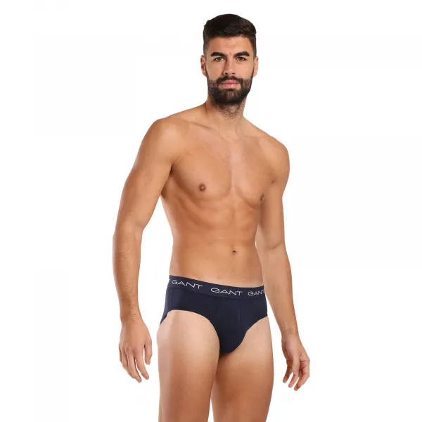 3PACK pánske slipy Gant modré (900013001-405) M
