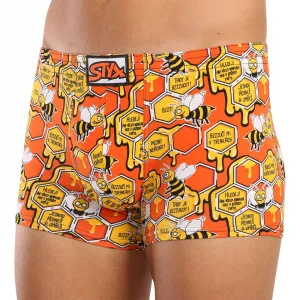 Pánske boxerky Styx art klasická guma včielky (Q1654) S, trenky