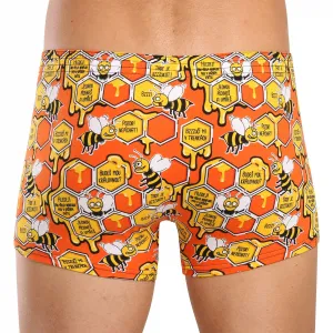 Pánske boxerky Styx art klasická guma včielky (Q1654) S, trenky