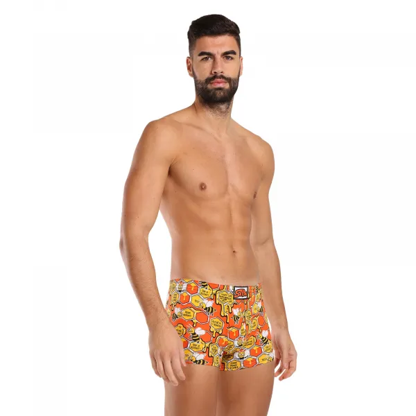 Pánske boxerky Styx art klasická guma včielky (Q1654) S, trenky