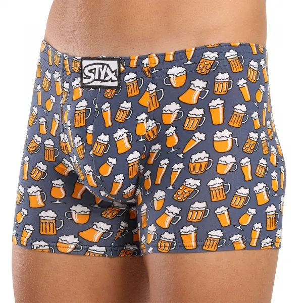 Pánske boxerky Styx long art klasická guma pivo (F1357) M, trenky