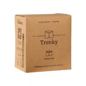 Pánske trenky Gino bambusové sivé (75195) M, trenírky