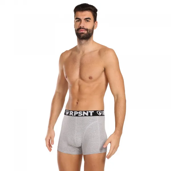 Pánske boxerky Represent Sport sivé (R3M-BOX-0404) S, trenky