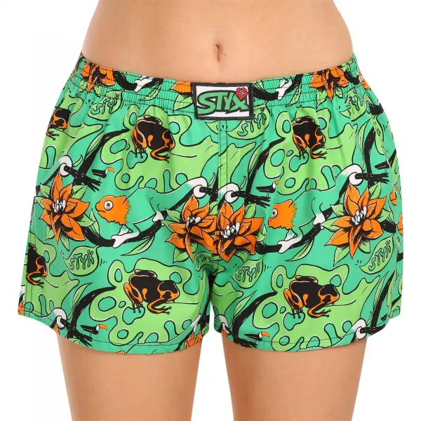 3PACK dámske trenky Styx art klasická guma viacfarebné (3K15782) S, trenírky