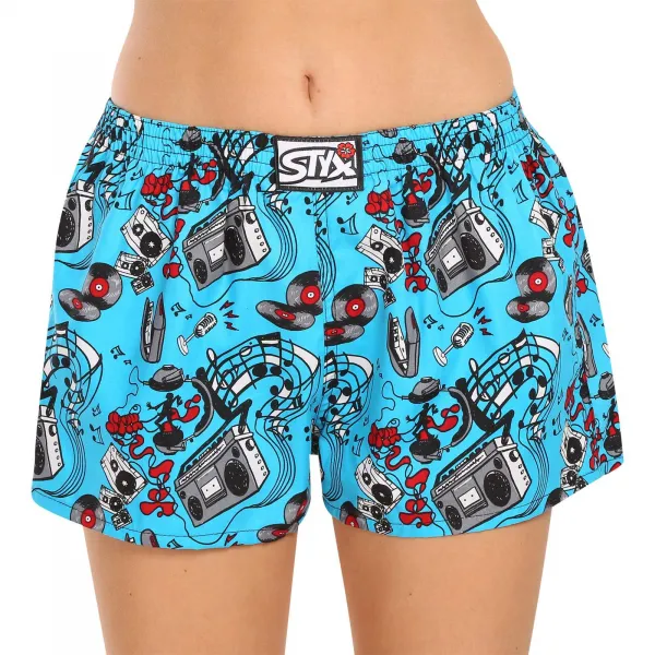 3PACK dámske trenky Styx art klasická guma viacfarebné (3K15782) S, trenírky