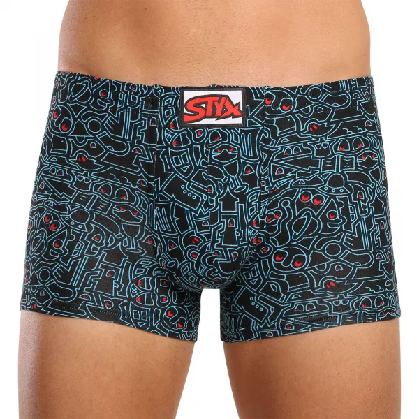 3PACK pánske boxerky Styx art klasická guma viacfarebné (3Q12672) M, trenky