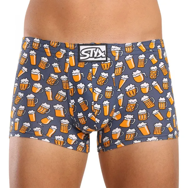 3PACK pánske boxerky Styx art klasická guma viacfarebné (3Q12672) M, trenky