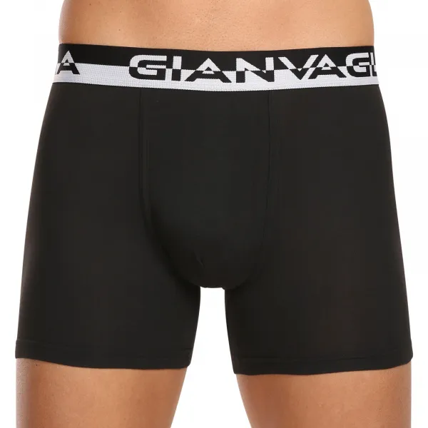 10PACK pánske boxerky Gianvaglia čierne (GVG-5012) M, trenky