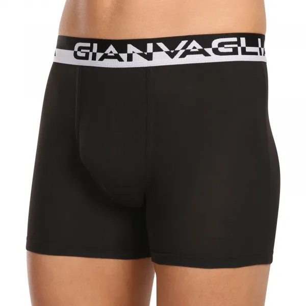 10PACK pánske boxerky Gianvaglia čierne (GVG-5012) M, trenky