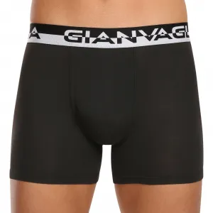 10PACK pánske boxerky Gianvaglia čierne (GVG-5012) M, trenky