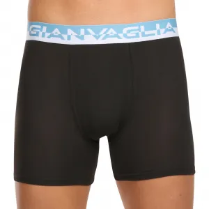 10PACK pánske boxerky Gianvaglia čierne (GVG-5012) M, trenky
