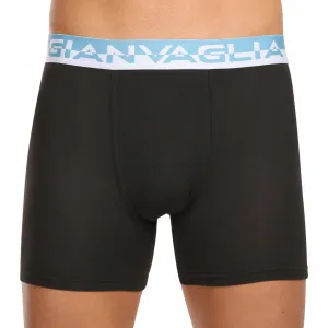 10PACK pánske boxerky Gianvaglia čierne (GVG-5012) M, trenky