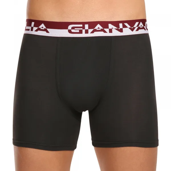 10PACK pánske boxerky Gianvaglia čierne (GVG-5012) M, trenky