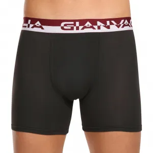 10PACK pánske boxerky Gianvaglia čierne (GVG-5012) M, trenky