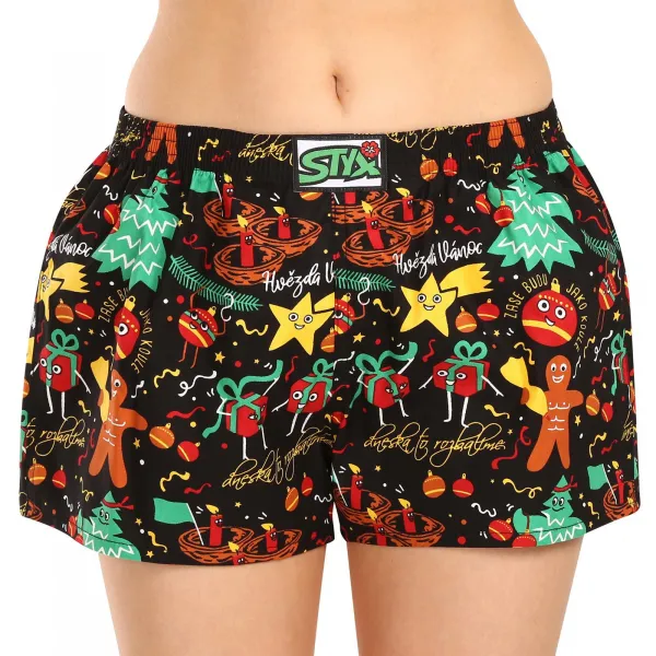 3PACK dámske trenky Styx art klasická guma viacfarebné (3K17134) M, trenírky