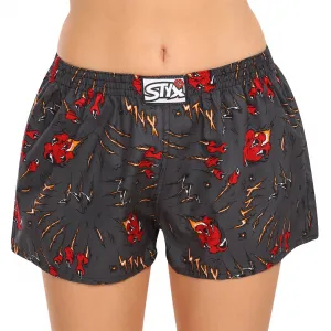 3PACK dámske trenky Styx art klasická guma viacfarebné (3K14125) M, trenírky