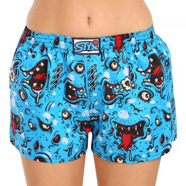 3PACK dámske trenky Styx art klasická guma viacfarebné (3K14125) M, trenírky