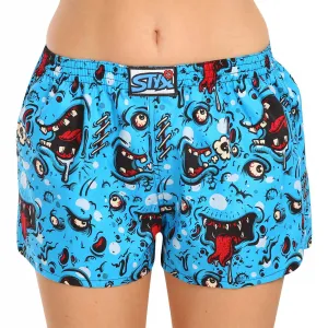 3PACK dámske trenky Styx art klasická guma viacfarebné (3K14125) M, trenírky