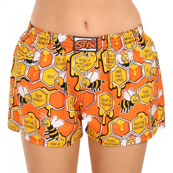 3PACK dámske trenky Styx art klasická guma viacfarebné (3K14744) S, trenírky