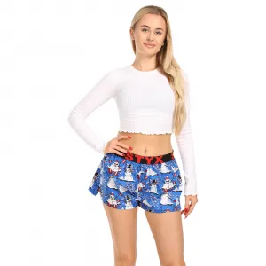 Dámske trenky Styx art športová guma Vianoce snehuliaci (T1751) 3XL, trenírky