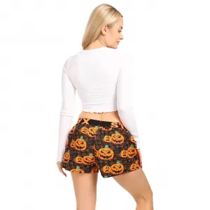 Dámske trenky Styx art športová guma Halloween tekvica (T1755) S, trenírky