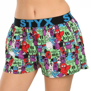 Dámske trenky Styx art športová guma príšerky (T1155) M, trenírky