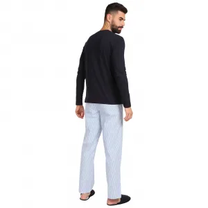 Pánske pyžamo Tommy Hilfiger s papučami viacfarebné v darčekovém balenie (UM0UM03025 0SO) L