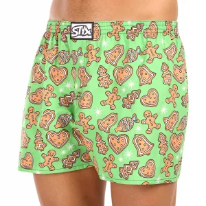 Pánske trenírky Styx art klasická guma nadrozmer Vianoce perníčky (E1753) 5XL