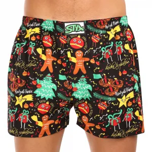 3PACK pánske trenky Styx art klasická guma viacfarebné (3A16814) S, trenírky