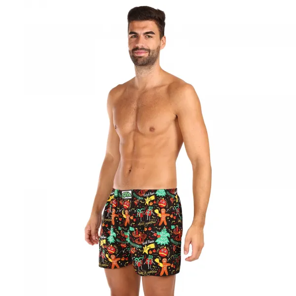 3PACK pánske trenky Styx art klasická guma viacfarebné (3A16814) S, trenírky