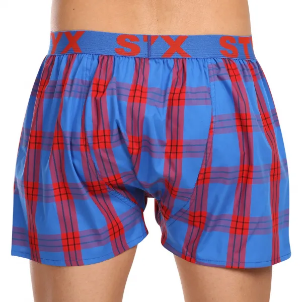 3PACK pánske trenky Styx športová guma viacfarebné (3B11456) M, trenírky