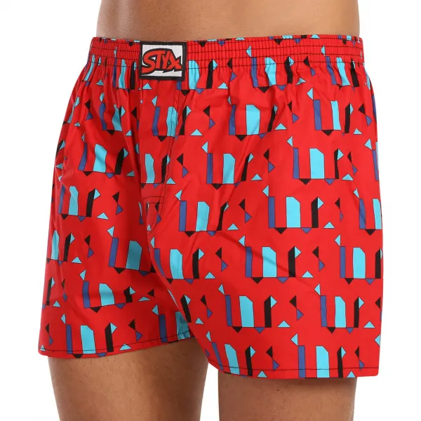 Pánske trenírky Styx art klasická guma nadrozmer obrazce (E1659) 4XL