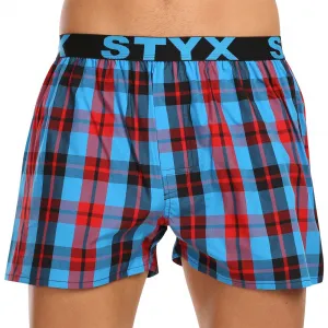 3PACK pánske trenky Styx športová guma viacfarebné (3B11123) M, trenírky