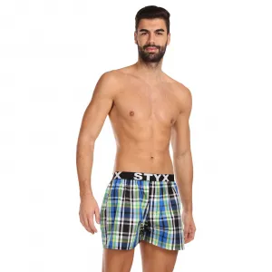 3PACK pánske trenky Styx športová guma viacfarebné (3B11789) S, trenírky