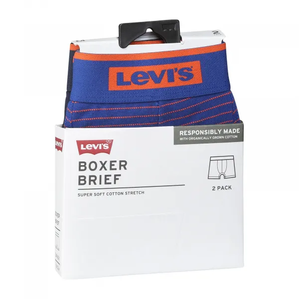 2PACK pánske boxerky Levis viacfarebné (701224654 003) M, trenky