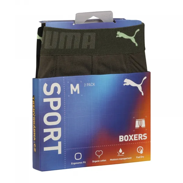 2PACK pánske boxerky Puma viacfarebné (701210962 008) L, trenky