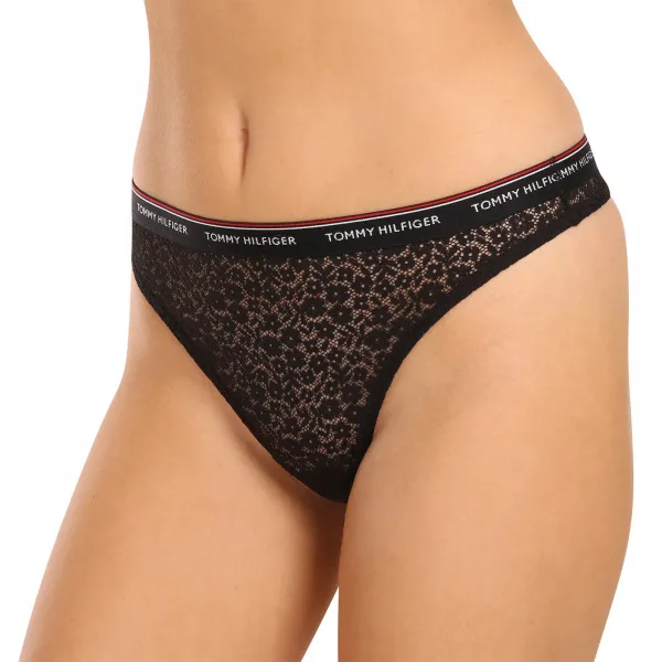 3PACK dámske tangá Tommy Hilfiger viacfarebná (UW0UW04896 0SK) S