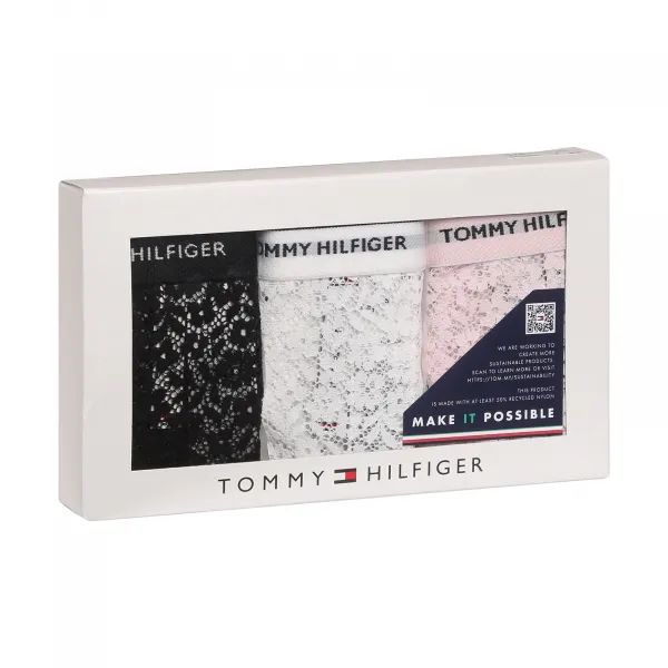 3PACK dámske tangá Tommy Hilfiger viacfarebná (UW0UW04896 0SK) S