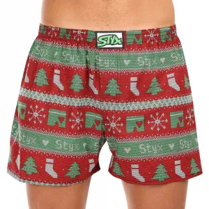 3PACK pánske trenky Styx art klasická guma viacfarebné (3A16814) S, trenírky