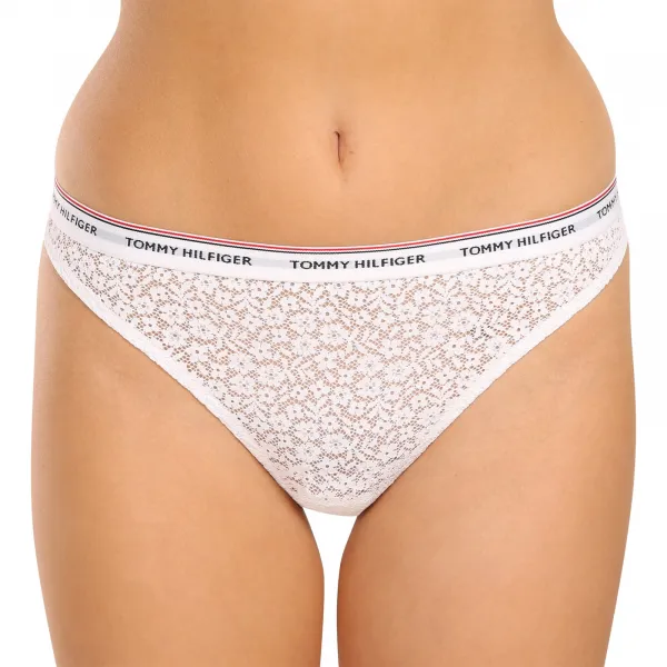 3PACK dámske tangá Tommy Hilfiger viacfarebná (UW0UW04896 0X0) M