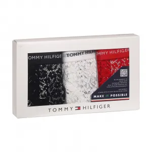 3PACK dámske tangá Tommy Hilfiger viacfarebná (UW0UW04896 0X0) M