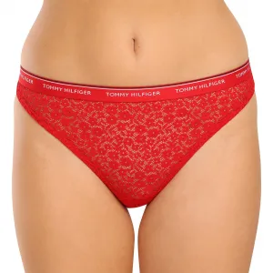 3PACK dámske tangá Tommy Hilfiger viacfarebná (UW0UW04896 0X0) M