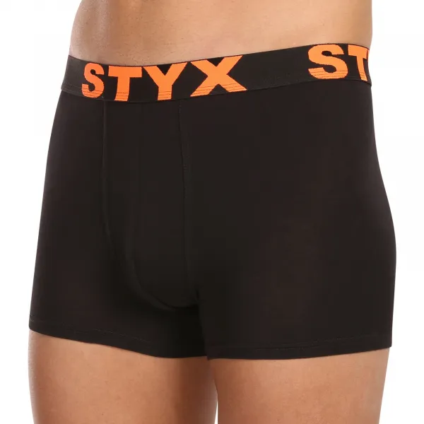10PACK pánske boxerky Styx športová guma čierné (10G9601) S, trenky