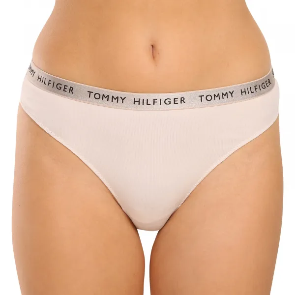 3PACK dámske tangá Tommy Hilfiger viacfarebná (UW0UW04889 0R1) M