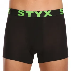 10PACK pánske boxerky Styx športová guma čierné (10G9601) S, trenky