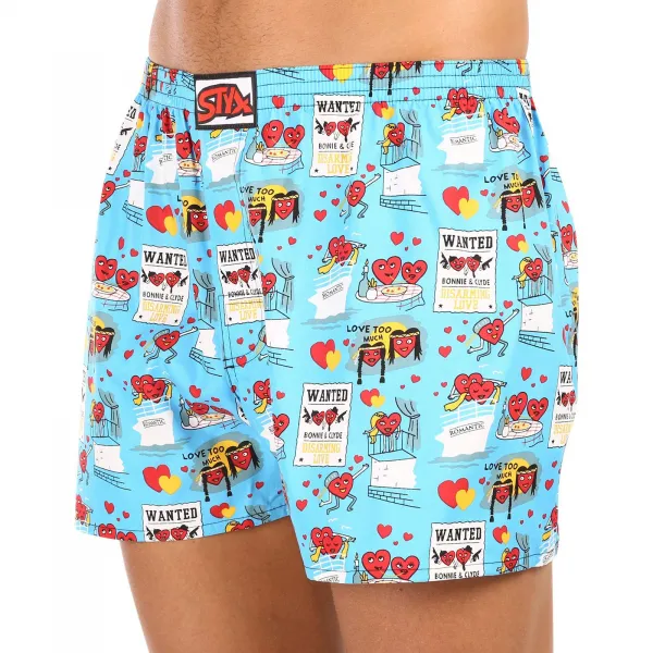 Pánske trenírky Styx art klasická guma nadrozmer Valentín pary (E1756) 3XL