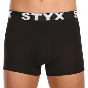 10PACK pánske boxerky Styx športová guma čierné (10G9601) S, trenky