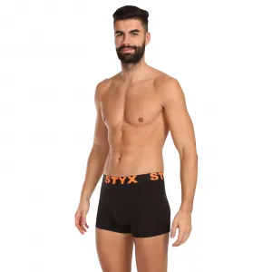 10PACK pánske boxerky Styx športová guma čierné (10G9601) S, trenky