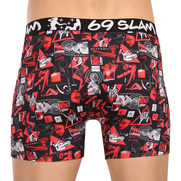 Pánske boxerky 69SLAM fit night life (MCYNLF-PO) M, trenky
