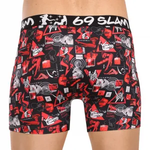 Pánske boxerky 69SLAM fit night life (MCYNLF-PO) M, trenky